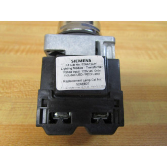 Siemens 52PL4GX LED Pilot Light W52AATG2Y - New No Box
