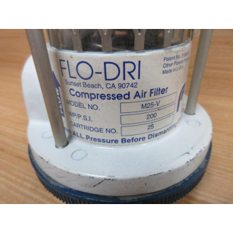 CCI M25-V Flo-Dri Compressed Air Filter M25V - New No Box