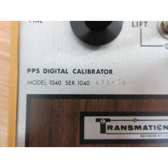 Transmation 1040 PPS Digital Calibrator - Used
