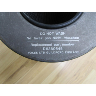 Vokes D6360545 Microfine Filter Small Dent - New No Box
