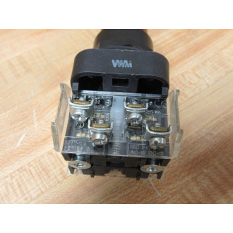 Allen Bradley 800H-QRBH24R Illum. Push Button W800T-XABlank - New No Box