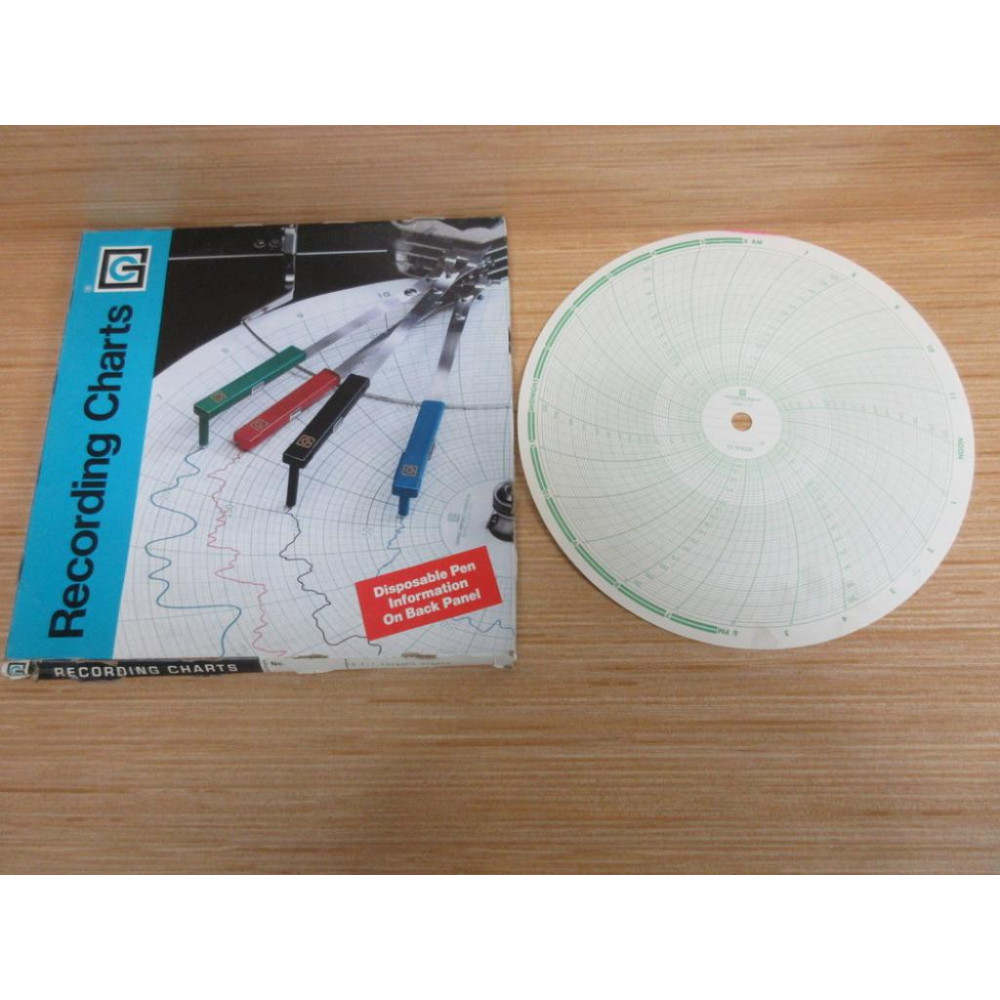 Graphic Controls 878330 Foxboro Circular Charts FX878330 (Pack of 100) Graphic Controls 878330 Foxboro Circular Charts FX878330 (Pack of 100)