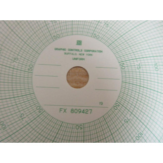 Graphic Controls 809427 Foxboro Circular Charts FX809427 (Pack of 100)