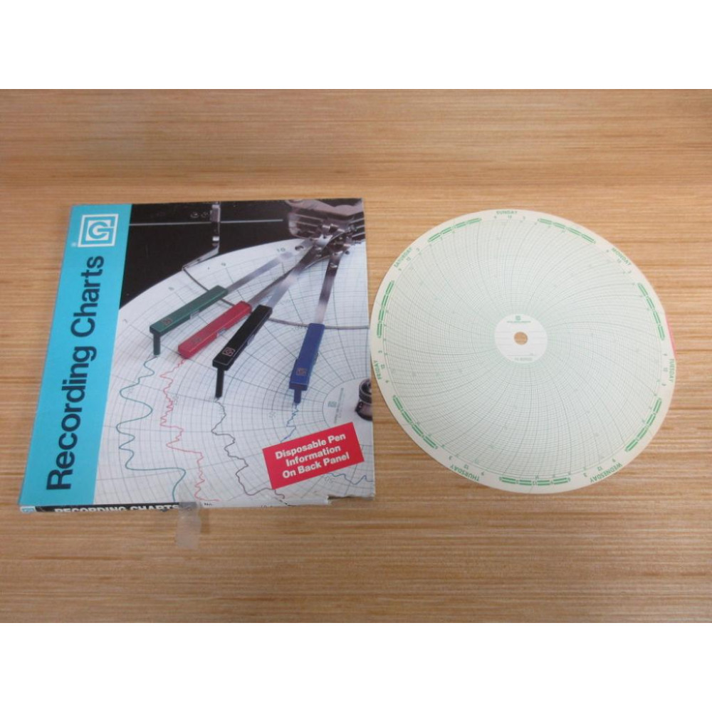 Graphic Controls 809025 Foxboro Circular Charts FX809025 (Pack of 100) Graphic Controls 809025 Foxboro Circular Charts FX809025 (Pack of 100)