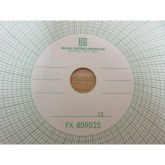 Graphic Controls 809025 Foxboro Circular Charts FX809025 (Pack of 100)