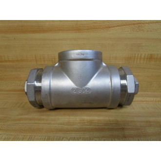 SCI 2" 304 Stainless Steel Female Tee 150 - New No Box
