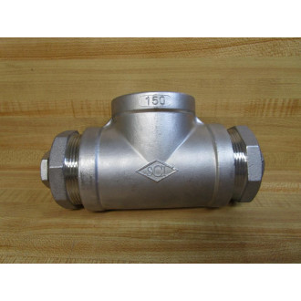 SCI 2" 304 Stainless Steel Female Tee 150 - New No Box