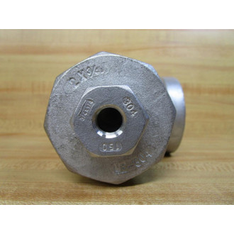 SCI 2" 304 Stainless Steel Female Tee 150 - New No Box