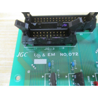 JGC 072 IO & EM Board N0,072 - Used