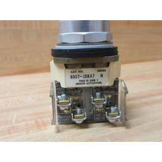 Allen Bradley 800T-J5KA7B 3-Pos Selector Switch 800TJ5KA7B 800T-XA - New No Box