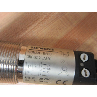 Siemens 3RG6012-3AE00 Ultra Sonic Sensor 3RG60123AE00 - Used