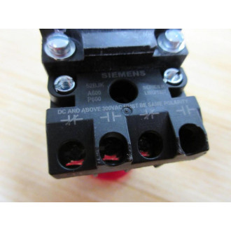 Siemens 52PR8GRAB Illuminated Push Button W 52AATG2B, 52BJK - New No Box