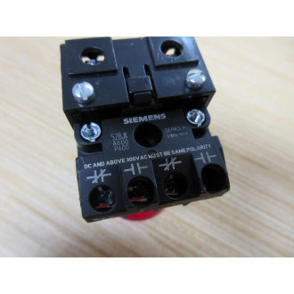 Siemens 52PR8MRA Illuminated Push Button W 52AAIM2, 52BJK - New No Box