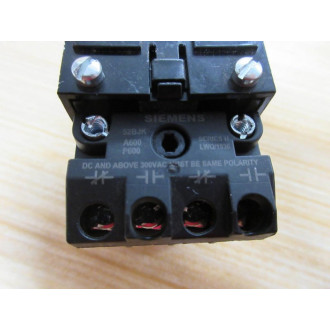 Siemens 52PP2L2A Illuminated PushPull Button W 52AAIL2, 52BJK - New No Box