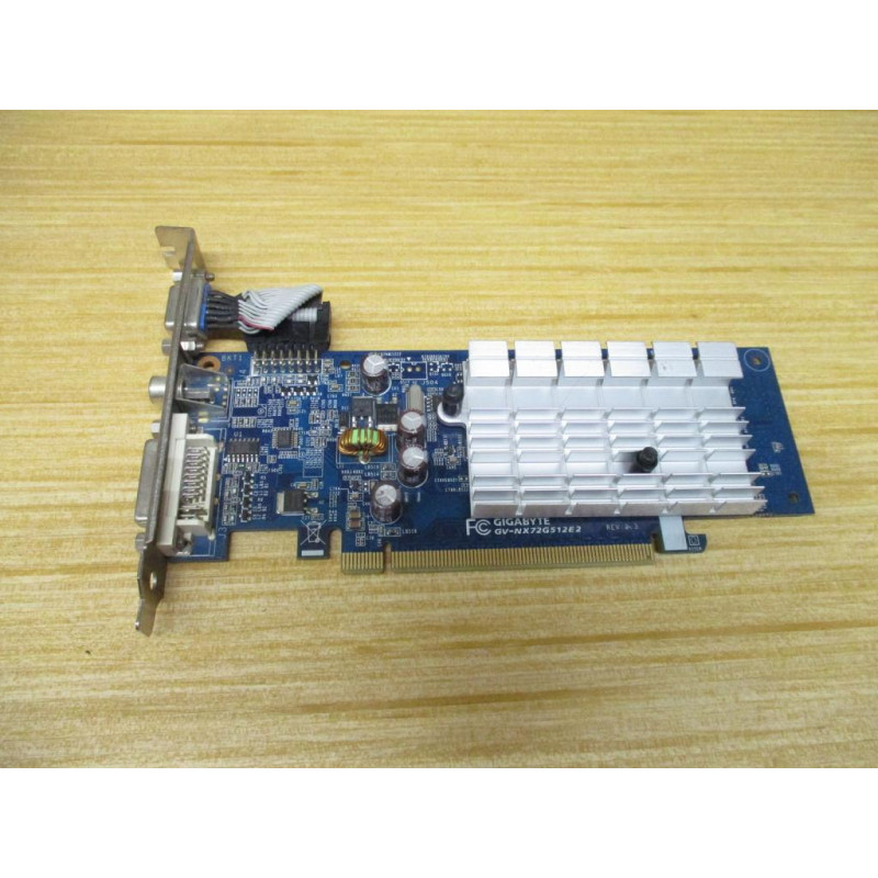 Gigabyte GV-NX72G512E2 Graphics Card GVNX72G512E2 - Used