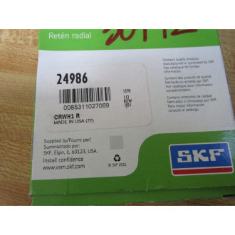 Chicago Rawhide CR 24986 SKF Oil Seal 24986