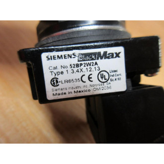 Siemens 52BP2W2A BlackMax Push Button - New No Box