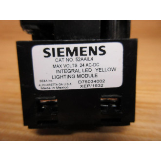 Siemens 52BP2LTA BlackMax Push Button W52AAIL4, 52BJK - New No Box