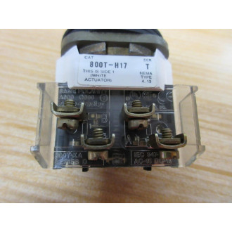 Allen Bradley 800T-H17A Selector Switch W 800T-XA - Refurbished
