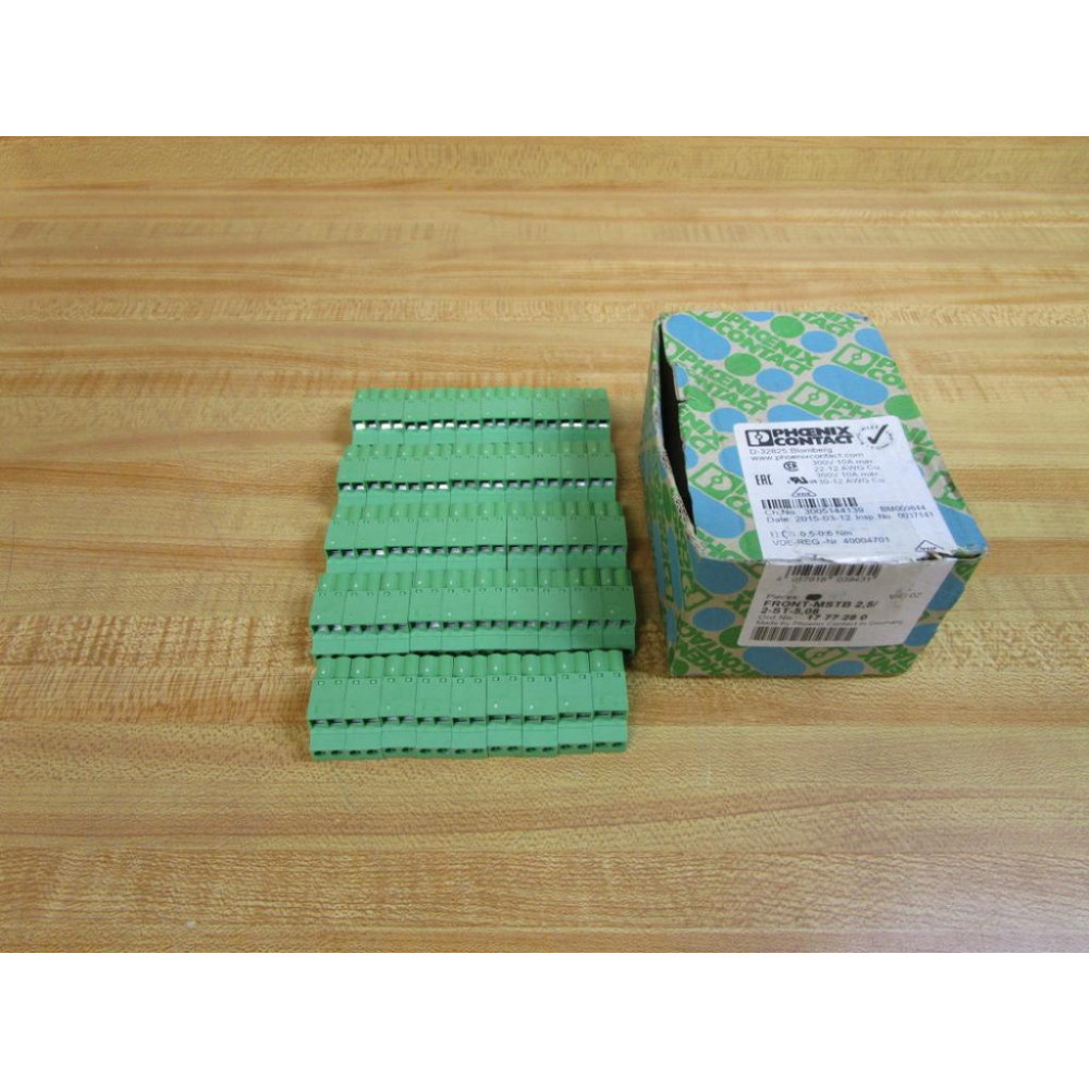 Phoenix Contact FRONT-MSTB 2,52-ST-5,08 PCB Connector 17 77 280 (Pack of 49)