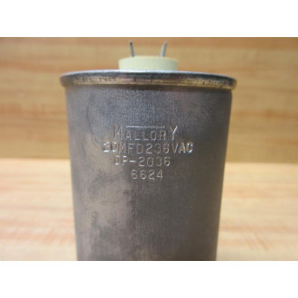 Mallory OP-2036 Capacitor 20MFD 6624 0P-2036 - Used