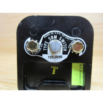 General Electric 10CJ990 GE Type SBM Rotary Switch - New No Box