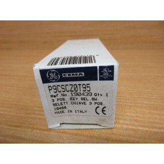 General Electric P9CSCZ0T95 GE Keyed Selector Switch