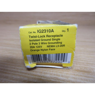 Hubbell IG2310A Twist-Lock Receptacle