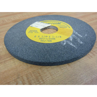 Norton A60-L5VBE Grinding Wheel 6x14x1-14 - New No Box