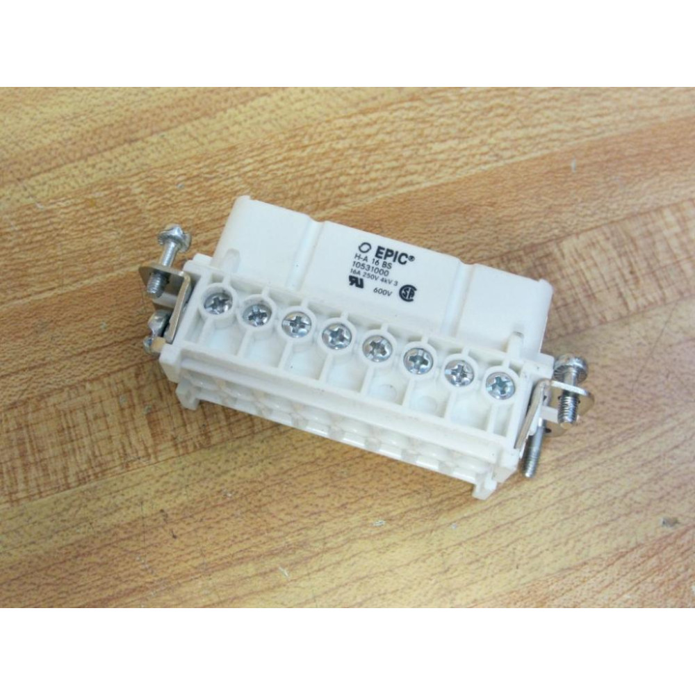 Epic HA16BS Connector Insert 10531000 - Used Epic HA16BS Connector Insert 10531000 - Used