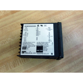 Yokogawa UM3300 Digital Indicator wAlarms UM3300-00 wMounting Brackets - Used