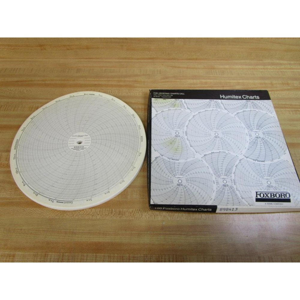Humitex Charts 898413 Foxboro Recording Charts