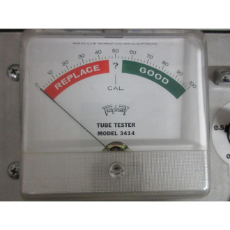 Triplett 3414 Vintage Tube Tester - Used