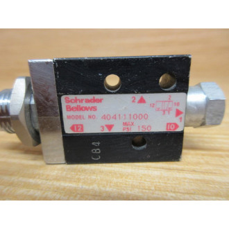 Schrader Bellows 404111000 Poppet Valve WPlunger - Used