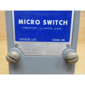 Micro Switch 51ML72 Honeywell Precision Limit Switch - New No Box