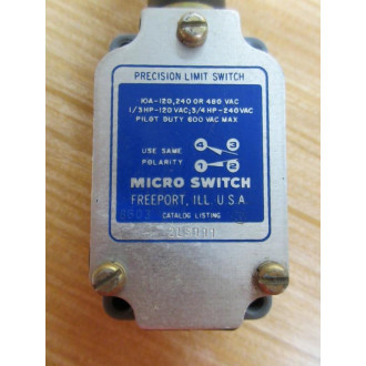 Micro Switch 2LS111 Honeywell Precision Limit Switch - New No Box