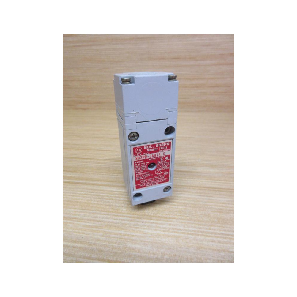 Allen Bradley 802PR-LAAJ3 Proximity Switch 802PRLAAJ3 - New No Box Allen Bradley 802PR-LAAJ3 Proximity Switch 802PRLAAJ3 - New No Box