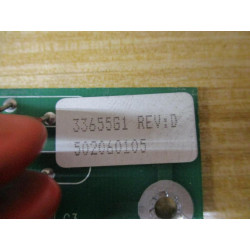 Econolite 33655G1 Autoscope 2004 AC Input Board 33655 - Used