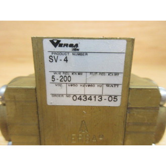 Versa SV-4 Shuttle Valve SV4 - New No Box