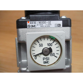 SMC AW30-N03DE-2Z Filter Regulator AW30N03DE2Z - Used