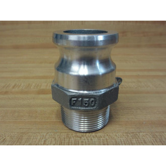 Grainger 3LX23 1.5" Male Cam & Groove Adapter 150-F-AL - New No Box