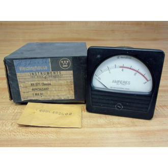 Weschler RX-371 4.5" Panel Meter RX371 0-8 DC Amperes