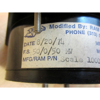Weschler RX-371 4.5" Panel Meter RX371 100001000 DCA