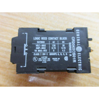 General Electric CR204XCS01R GE Logic Reed Contact Block - New No Box