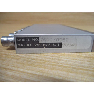Matrix Systems 70008952 Coaxial Relay Module 70008952 - Used