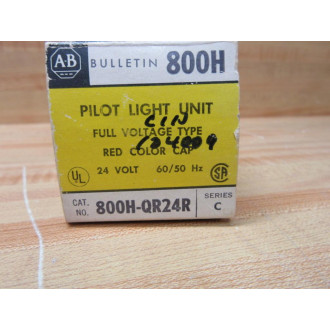 Allen Bradley 800H-QR24R Pilot Light 800HQR24R