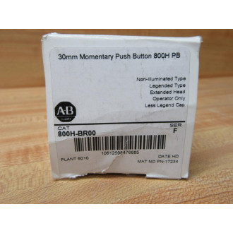 Allen Bradley 800H-BR00 Button 800HBR00