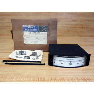 Westinghouse HX-252 0-400 Amp Meter FS-50 MV