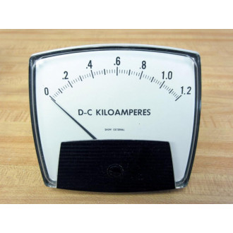 YEW 250 4.5" Panel Meter 0-1.2 DC Kiloamps