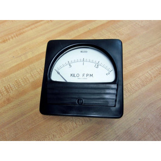 Weschler RX-371 4.5" Panel Meter RX371 0-2 Kilo F.P.M.